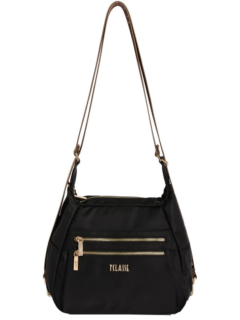 WHISPER NYLON Bolsa de transporte triple negro - Bolsos Mujer