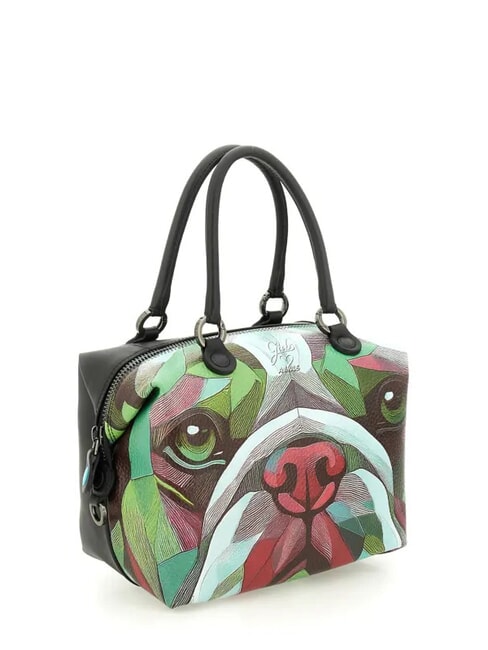 G3 PLUS Bolsa de compras mediana, convertible bulldog verde - Bolsos Mujer