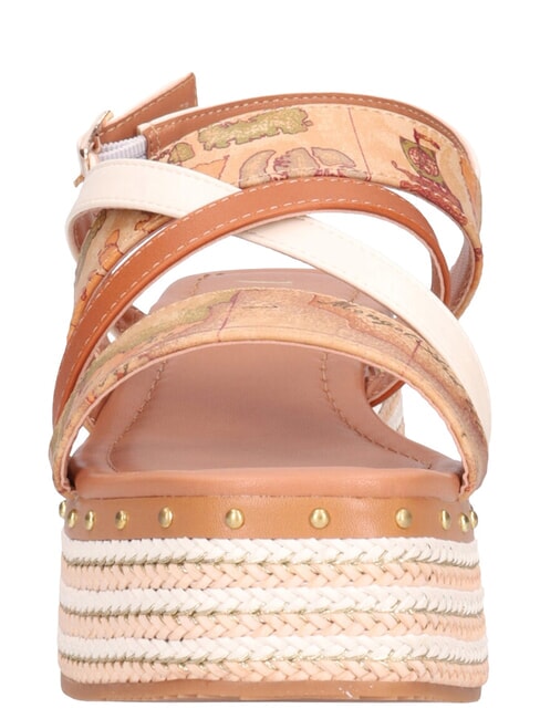 GEO Sandalias de cu&ntilde;a talla 6.5 NATURAL - Zapatos Mujer
