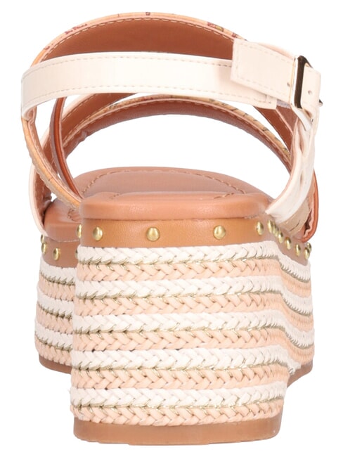 GEO Sandalias de cu&ntilde;a talla 6.5 NATURAL - Zapatos Mujer