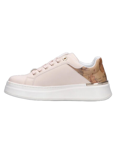GEO JUNIOR Zapatillas con cordones joya beige geom&eacute;trico nude - Zapatos Mujer