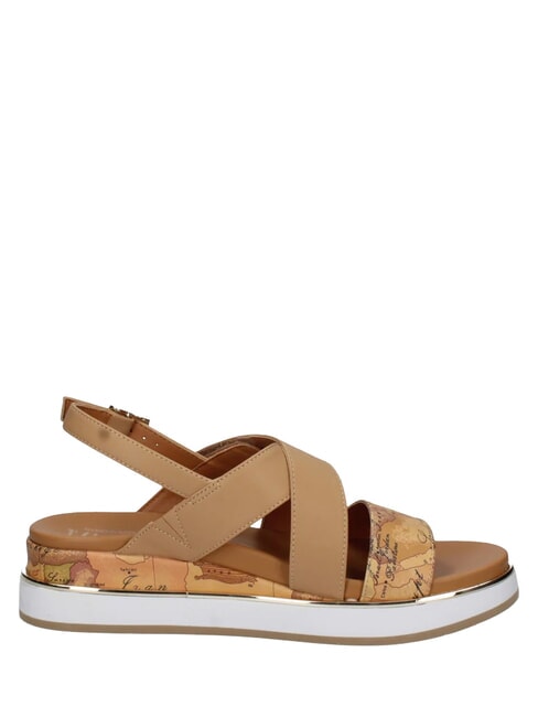 GEO Sandalias Geom&eacute;trico beige/camel - Zapatos Mujer