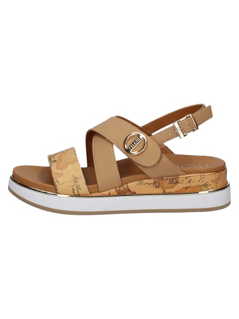 GEO Sandalias Geom&eacute;trico beige/camel - Zapatos Mujer