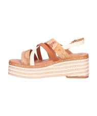 ALVIERO MARTINI PRIMA CLASSE GEO Sandalias de cu&ntilde;a talla 6.5 NATURAL - Zapatos Mujer - 3