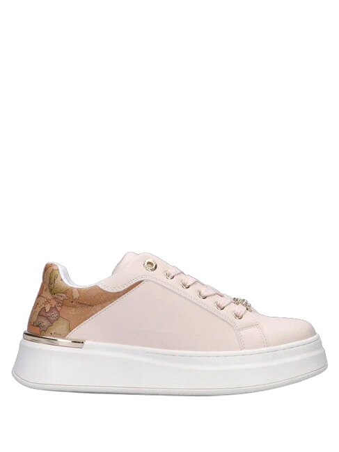 GEO JUNIOR Zapatillas con cordones joya beige geom&eacute;trico nude - Zapatos Mujer