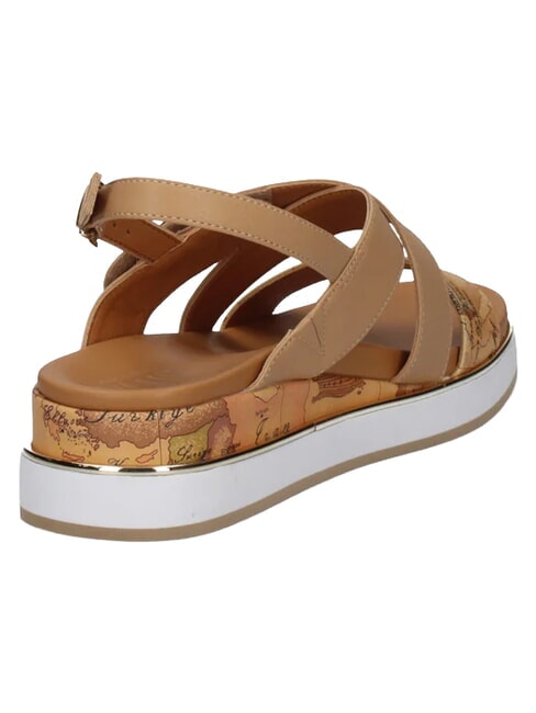 GEO Sandalias Geom&eacute;trico beige/camel - Zapatos Mujer