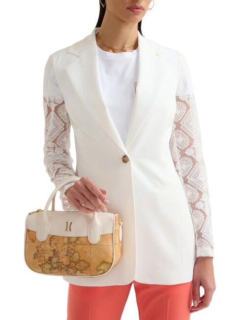 HETRITAGE GEO Bolso de mano con correa para el hombro Marfil - Bolsos Mujer