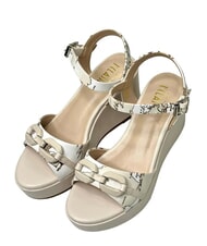 ALVIERO MARTINI PRIMA CLASSE GEO Sandalias de cu&ntilde;a 8.10 Marfil - Zapatos Mujer - 3