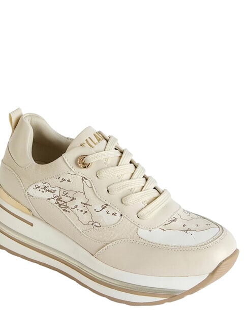 GEO Zapatillas Marfil - Zapatos Mujer