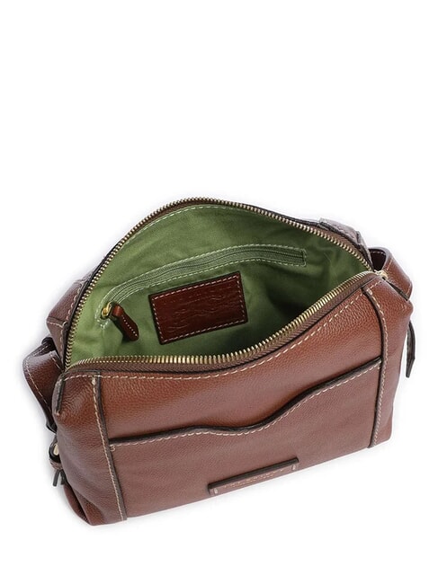 GEMMA Minibolso de hombro, de piel. BROWN - Bolsos Mujer