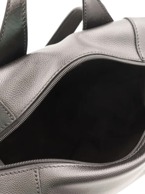 GEMMA Mochila de cuero Oro negro - Bolsos Mujer