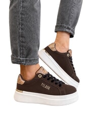 ALVIERO MARTINI PRIMA CLASSE GEO Zapatillas con logo marr&oacute;n oscuro/beige geom&eacute;trico - Zapatos Mujer - 6