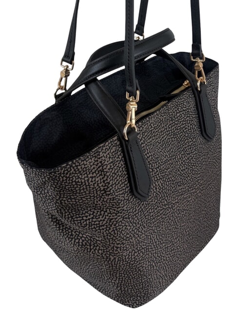 B-ESCAPE Bolso de mano con correa para el hombro alquitr&aacute;n/negro - Bolsos Mujer