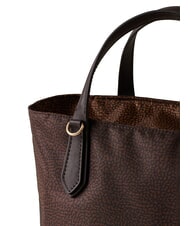 BORBONESE B-ESCAPE Bolso de mano con correa para el hombro chocolate/casta&ntilde;a - Bolsos Mujer - 3