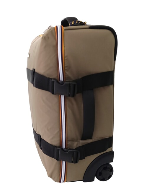 BLOSSAC  Carro de equipaje de mano impermeable verde militar-negro pur - Equipaje de mano