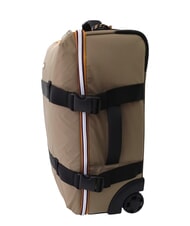 KWAY BLOSSAC  Carro de equipaje de mano impermeable verde militar-negro pur - Equipaje de mano - 2