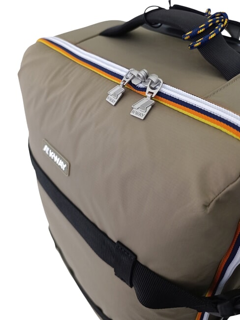BLOSSAC  Carro de equipaje de mano impermeable verde militar-negro pur - Equipaje de mano