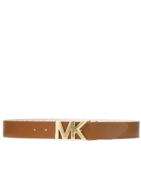 MK Cintur&oacute;n de cuero reversible equipaje vainilla - Cinturones