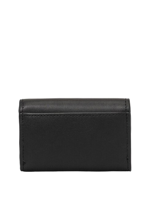LYRA Cartera grande de cuero negro - Carteras Mujer