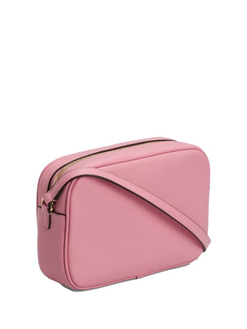 JET SET Bolso de hombro de piel. clavel - Bolsos Mujer