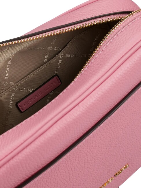 JET SET Bolso de hombro de piel. clavel - Bolsos Mujer