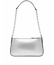 MICHAEL KORS EMPIRE Bolso de hombro de piel plata - Bolsos Mujer - 3