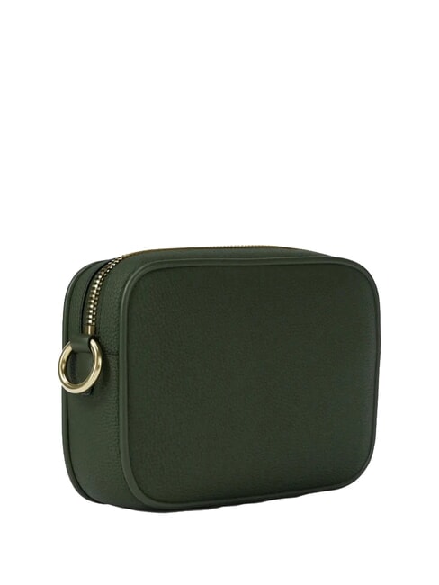JET SET Bolso de hombro de piel. musgo - Bolsos Mujer