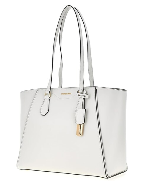 TARYN Bolso bandolera de piel blanco - Bolsos Mujer