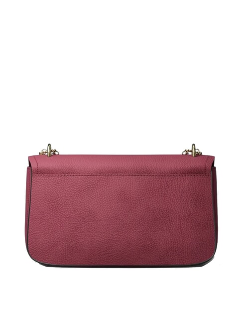 SLOAN Bolso de hombro de piel mora - Bolsos Mujer