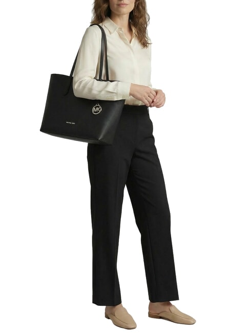 MK Bolsa de la compra negro - Bolsos Mujer