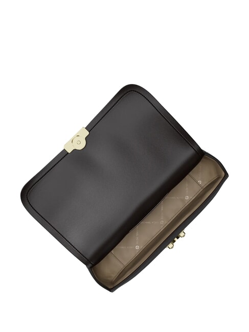SLOAN Bolso de hombro de piel chocolate - Bolsos Mujer