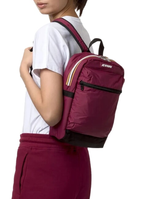MID LAON Mochila de nailon repelente al agua rojo dk - Mochilas Escuela & Tiempo Libre