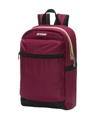 KWAY MID LAON Mochila de nailon repelente al agua rojo dk - Mochilas Escuela & Tiempo Libre - 3