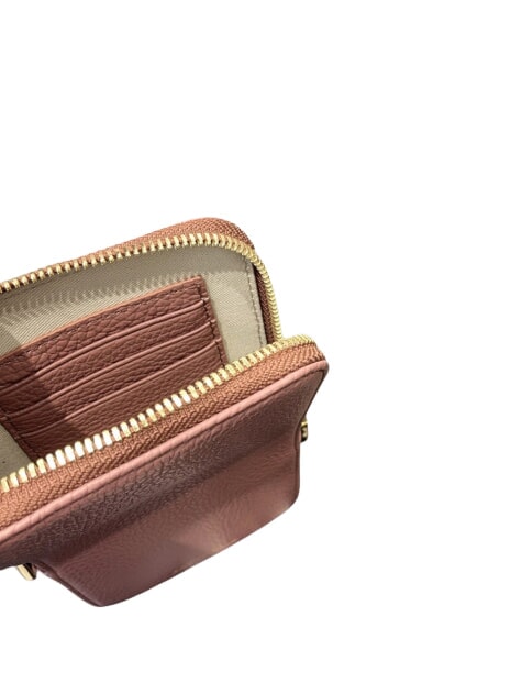 FLOR Funda para iPhone con bandolera rosa de invierno - Bolsos Mujer