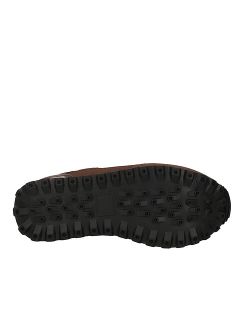 GEO Zapatillas de ca&ntilde;a alta marr&oacute;n oscuro/beige geom&eacute;trico - Zapatos Mujer