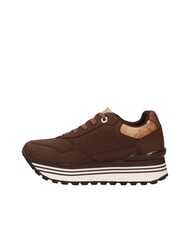 ALVIERO MARTINI PRIMA CLASSE GEO Zapatillas de ca&ntilde;a alta marr&oacute;n oscuro/beige geom&eacute;trico - Zapatos Mujer - 3