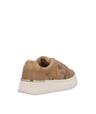 ALVIERO MARTINI PRIMA CLASSE GEO Zapatillas deportivas con aplicaci&oacute;n de joyas avellana/beige geom&eacute;trico - Zapatos Mujer - 4