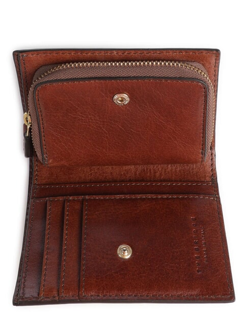 LUCREZIA Cartera de cuero BROWN - Carteras Mujer