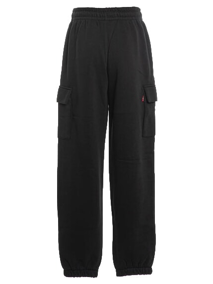 CARGO pantalones de ch&aacute;ndal negro azabache - Ch&aacute;ndales para ni&ntilde;os