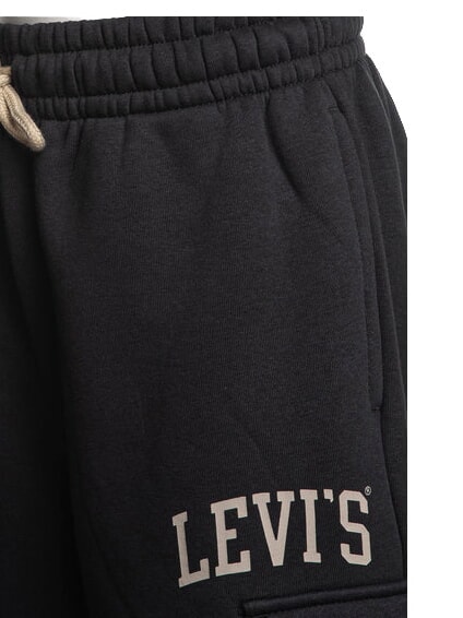 CARGO pantalones de ch&aacute;ndal negro azabache - Ch&aacute;ndales para ni&ntilde;os