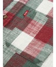 LEVI'S BUFFALO Camisa de franela de manga larga pera roja - camisas para ni&ntilde;os - 7
