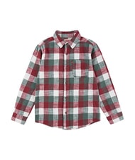 LEVI'S BUFFALO Camisa de franela de manga larga pera roja - camisas para ni&ntilde;os - 4