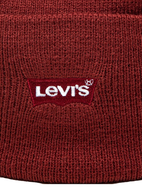 TONAL sombrero con pu&ntilde;o pera roja - gorro bebe