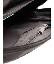 PIQUADRO P16 Bolso de piel mixta, soporte para iPad CHEVRON / NEGRO - Bandoleras Hombre - 6