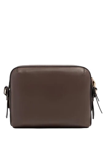 CIRCLE bolsa de hombro Ante color nogal oscuro - Bolsos Mujer