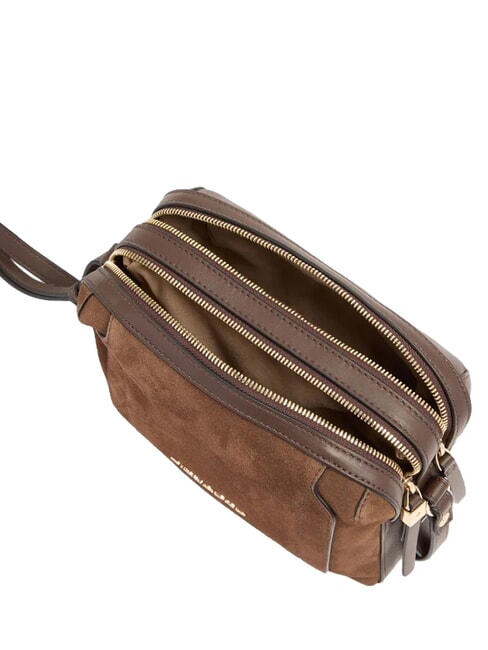CIRCLE bolsa de hombro Ante color nogal oscuro - Bolsos Mujer