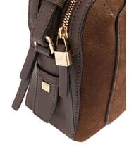 PIQUADRO CIRCLE bolsa de hombro Ante color nogal oscuro - Bolsos Mujer - 5