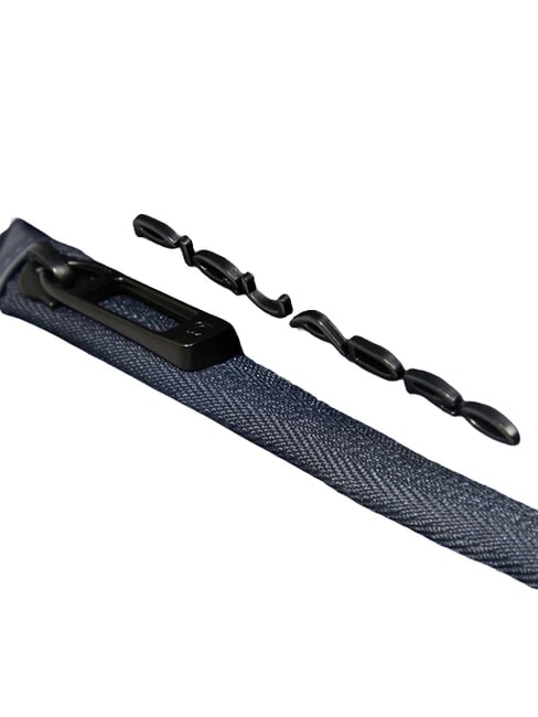 WOLLEM Bolsa de tela engomada azul - Bandoleras Hombre