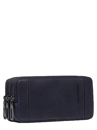 CRONUS Bolso de mano con tarjetero y correa para la mu&ntilde;eca. azul - Bolsos Mujer