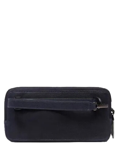 CRONUS Bolso de mano con tarjetero y correa para la mu&ntilde;eca. azul - Bolsos Mujer